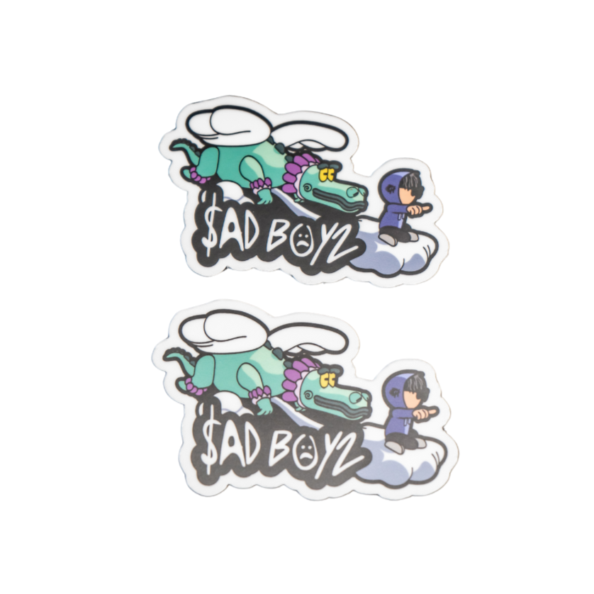 SADBOYZ JUNIOR H CLOUD STICKER (2 PACK)