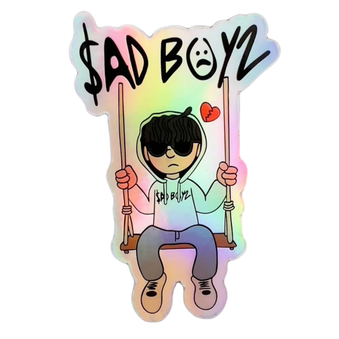 JUNIOR H SADBOYZ HOLOGRAPHIC STICKERS