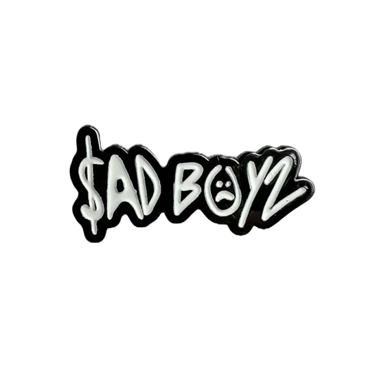Sad Boyz Hat Pin GLOW IN THE DARK